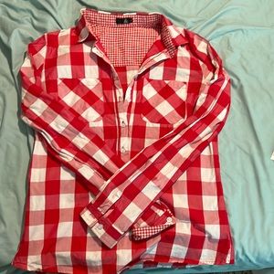 Red and white flannel
